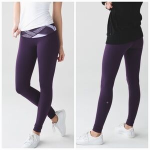 Lululemon Wunder Under Pant III Deep Zinfandel Size 6